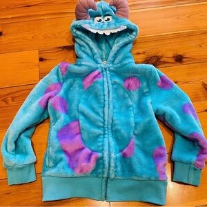 Disney Parks Fleece Sully Zip-Up Hoodie